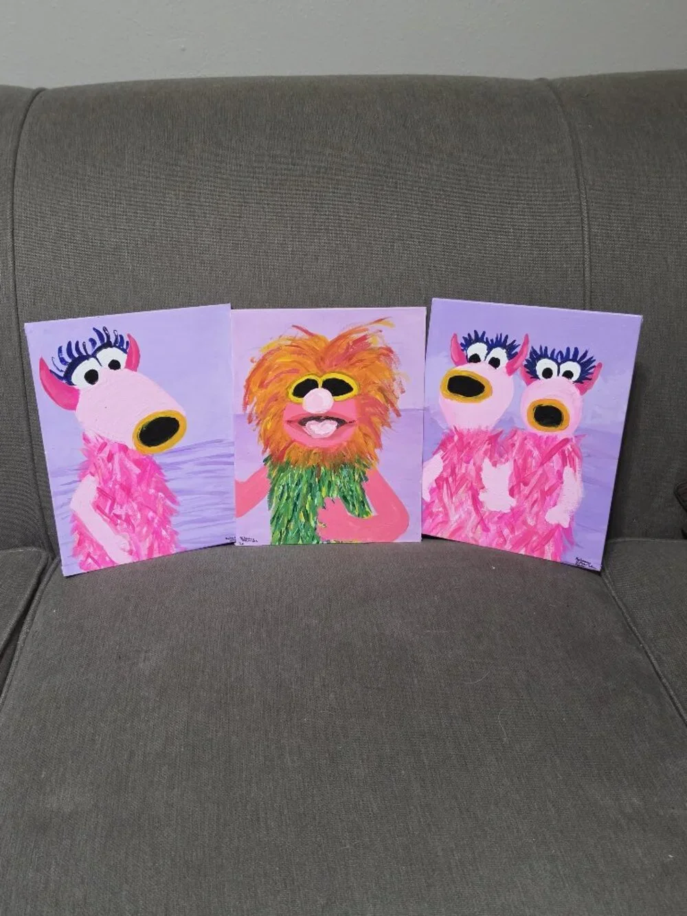 Muppets Manah-Manah paintings